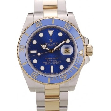 Aaa replica watch Blue Rolex Blue Submariner Dial 98230 Bezel 0714
